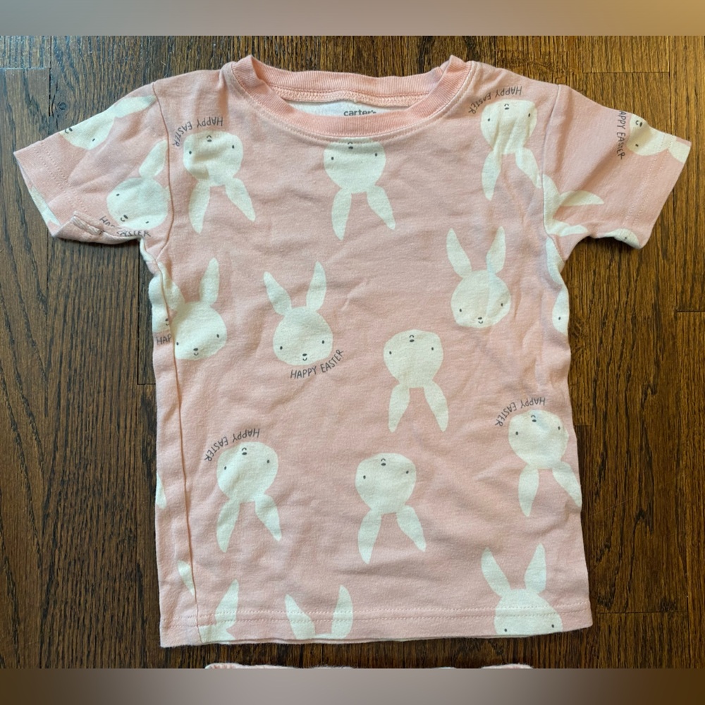 LOT- 7 pairs cotton pajama sets girl size 4T (14pcs total) sleepwear USED pjs - Picture 12 of 16